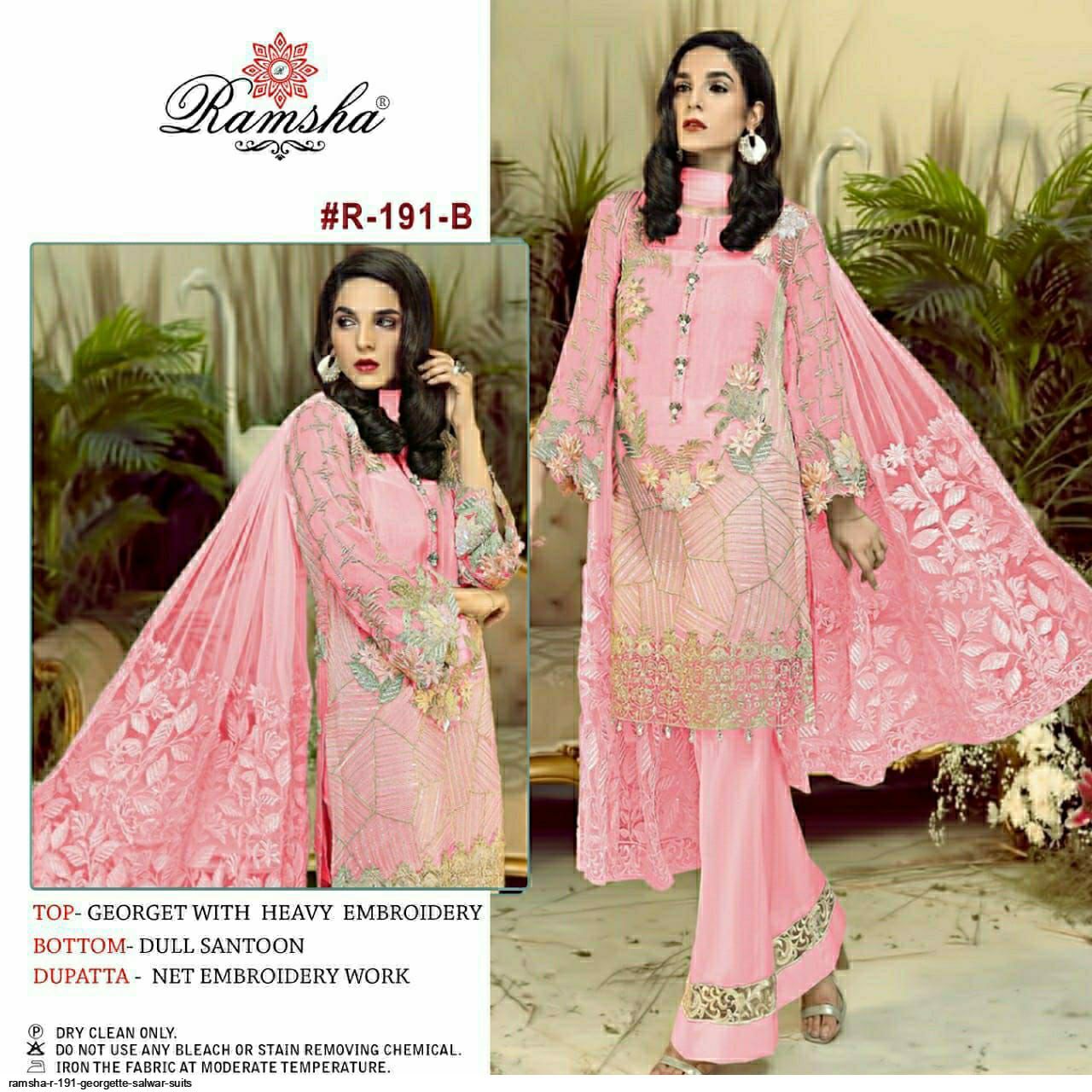 RAMSHA 191 B SALWAR KAMEEZ WHOLESALER