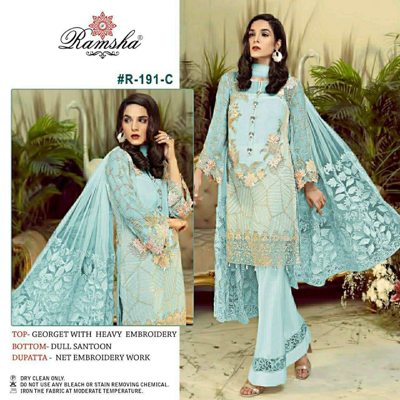 RAMSHA 191 C SALWAR KAMEEZ WHOLESALER