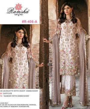 RAMSHA 406 A PAKISTANI SALWAR KAMEEZ WHOLESALER