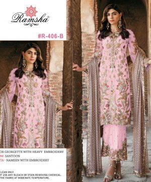 RAMSHA 406 B PAKISTANI SALWAR KAMEEZ WHOLESALER