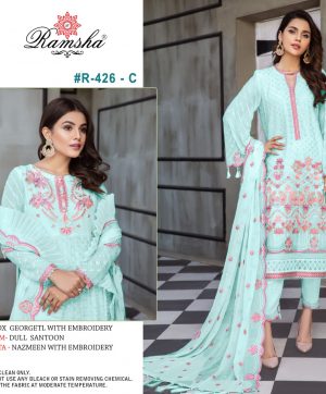 RAMSHA 426 C PAKISTANI SALWAR KAMEEZ WHOLESALER