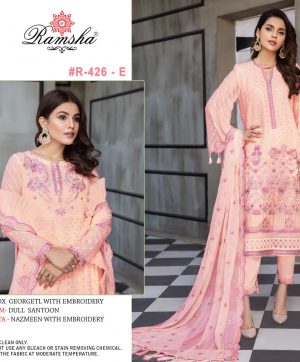 RAMSHA 426 E PAKISTANI SALWAR KAMEEZ WHOLESALER