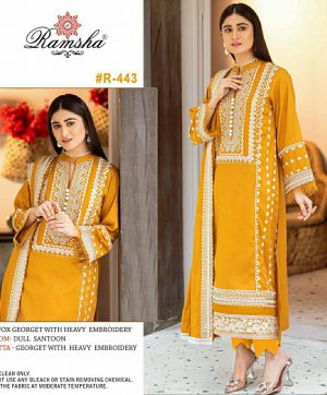 RAMSHA 443 PAKISTANI SALWAR KAMEEZ WHOLESALER