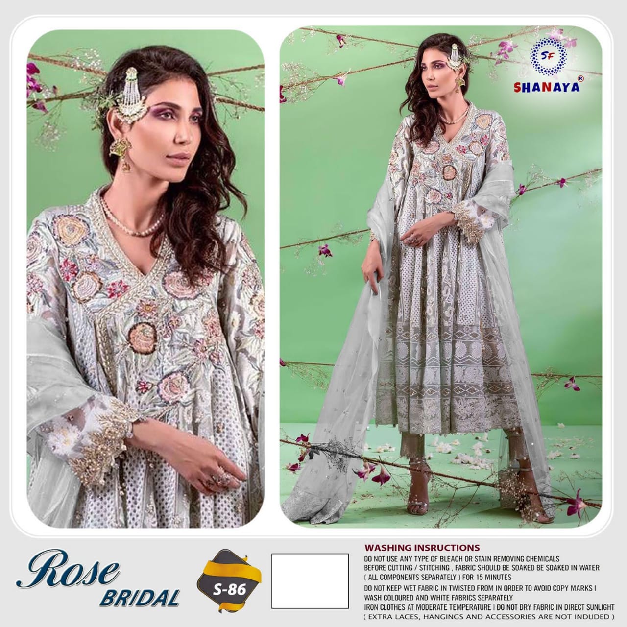 SHANAYA S 86 ROSE BRIDEL SALWAR KAMEEZ WHOLESALER