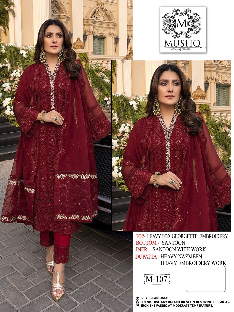 SHRADDHA 107 MUSHQ A SALWAR KAMEEZ WHOLESALER