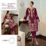 SHREE FABS S 483 C PAKISTANI SALWAR KAMEEZ WHOLESALER