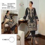 SHREE FABS S 483 D PAKISTANI SALWAR KAMEEZ WHOLESALER