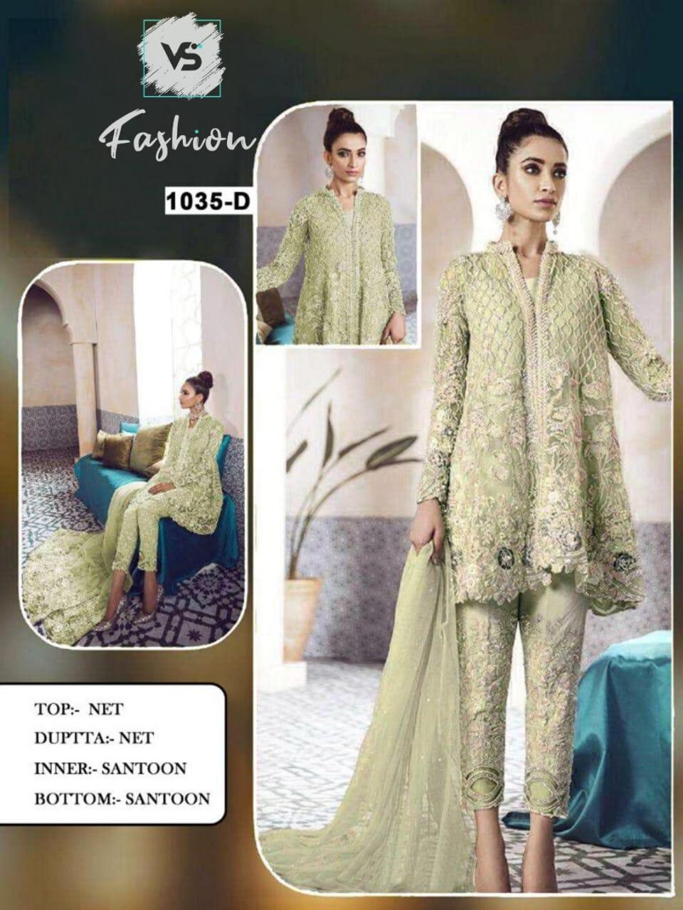 VS FASHION 1035 D PAKISTANI SALWAR KAMEEZ WHOLESALER