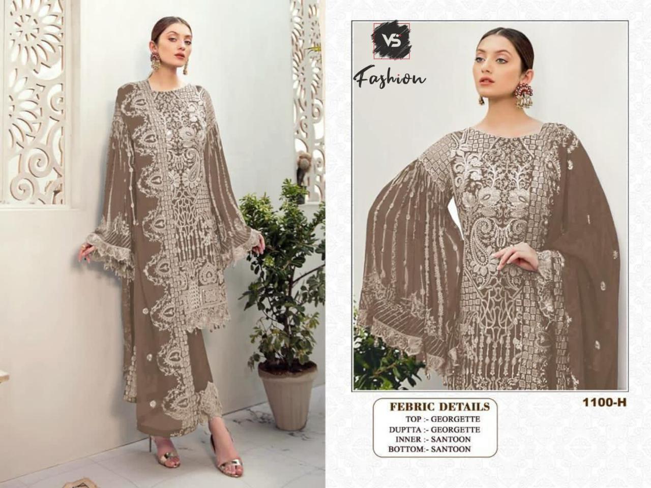 VS FASHION 1100 H PAKISTANI SALWAR KAMEEZ WHOLESALER