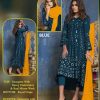 VS FASHION BLUE CHIKANKARI PAKISTANI SALWAR KAMEEZ WHOLESALER