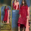 VS FASHION RED CHIKANKARI PAKISTANI SALWAR KAMEEZ WHOLESALER