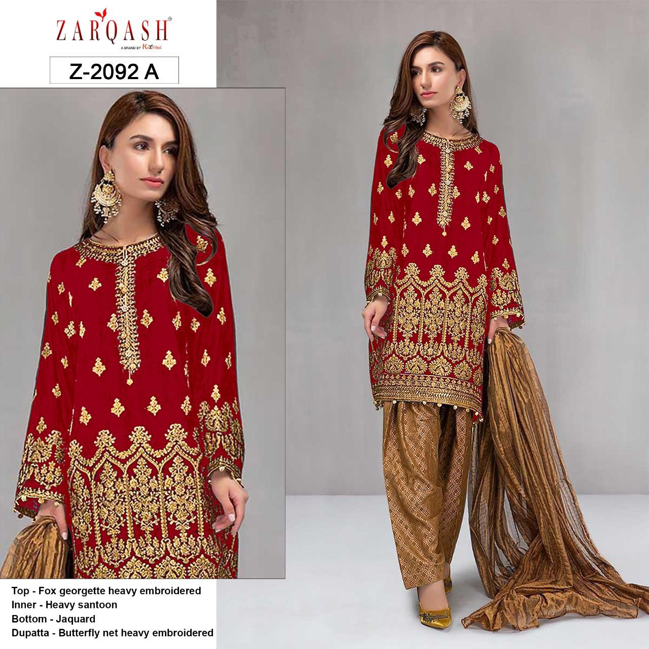 ZARQASH Z 2022 A PAKISTANI SALWAR KAMEEZ WHOLESALER