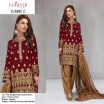 ZARQASH Z 2022 C PAKISTANI SALWAR KAMEEZ WHOLESALER