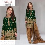 ZARQASH Z 2022 D PAKISTANI SALWAR KAMEEZ WHOLESALER