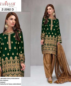 ZARQASH Z 2022 D PAKISTANI SALWAR KAMEEZ WHOLESALER