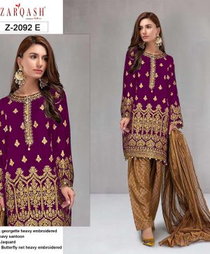 ZARQASH Z 2022 E PAKISTANI SALWAR KAMEEZ WHOLESALER