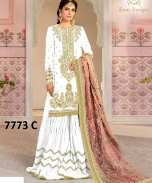 ZIAAZ DESIGNS 7773 C MARIA SALWAR KAMEEZ WHOLESALER