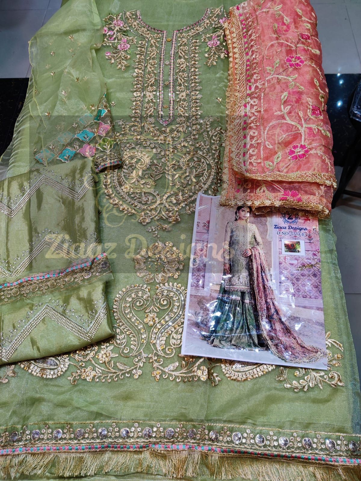 ZIAAZ DESIGNS 7773 E MARIA SALWAR KAMEEZ WHOLESALER