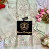 ZIAAZ NOOR LIGHT GREEN PAKISTANI SALWAR KAMEEZ WHOLESALER