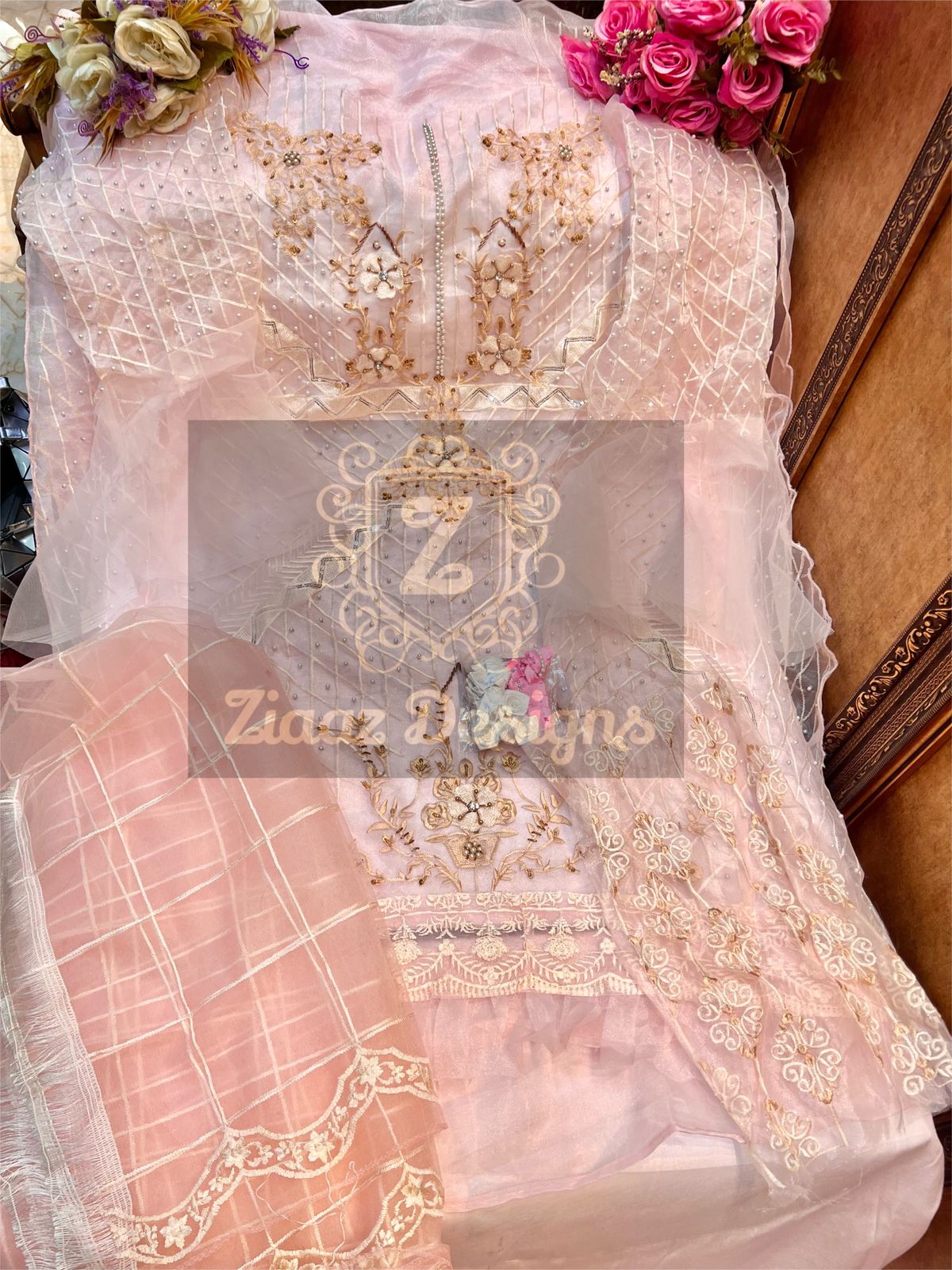 ZIAAZ NOOR PINK VOL 2 SALWAR KAMEEZ WHOLESALER