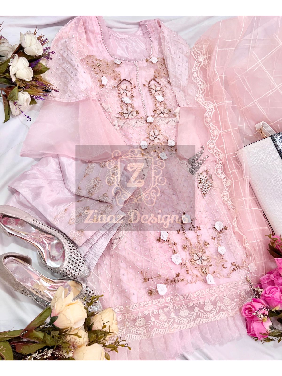 ZIAAZ NOOR PINK VOL 2 SALWAR KAMEEZ WHOLESALER