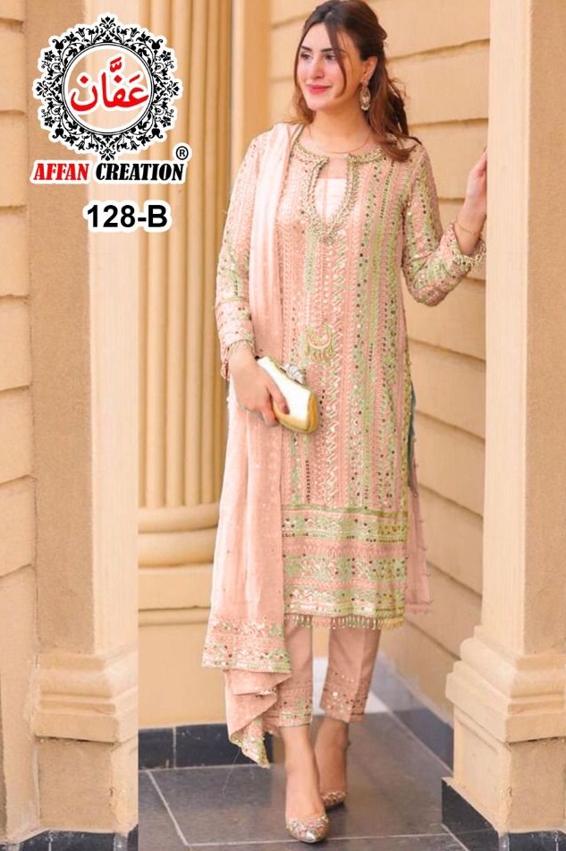 AFFAN CREATION 128 B PAKISTANI SALWAR KAMEEZ WHOLESALER