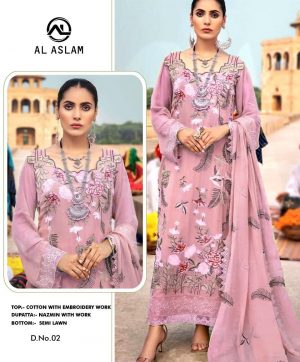 AL ASLAM 02 PAKISTANI SALWAR KAMEEZ WHOLESALER