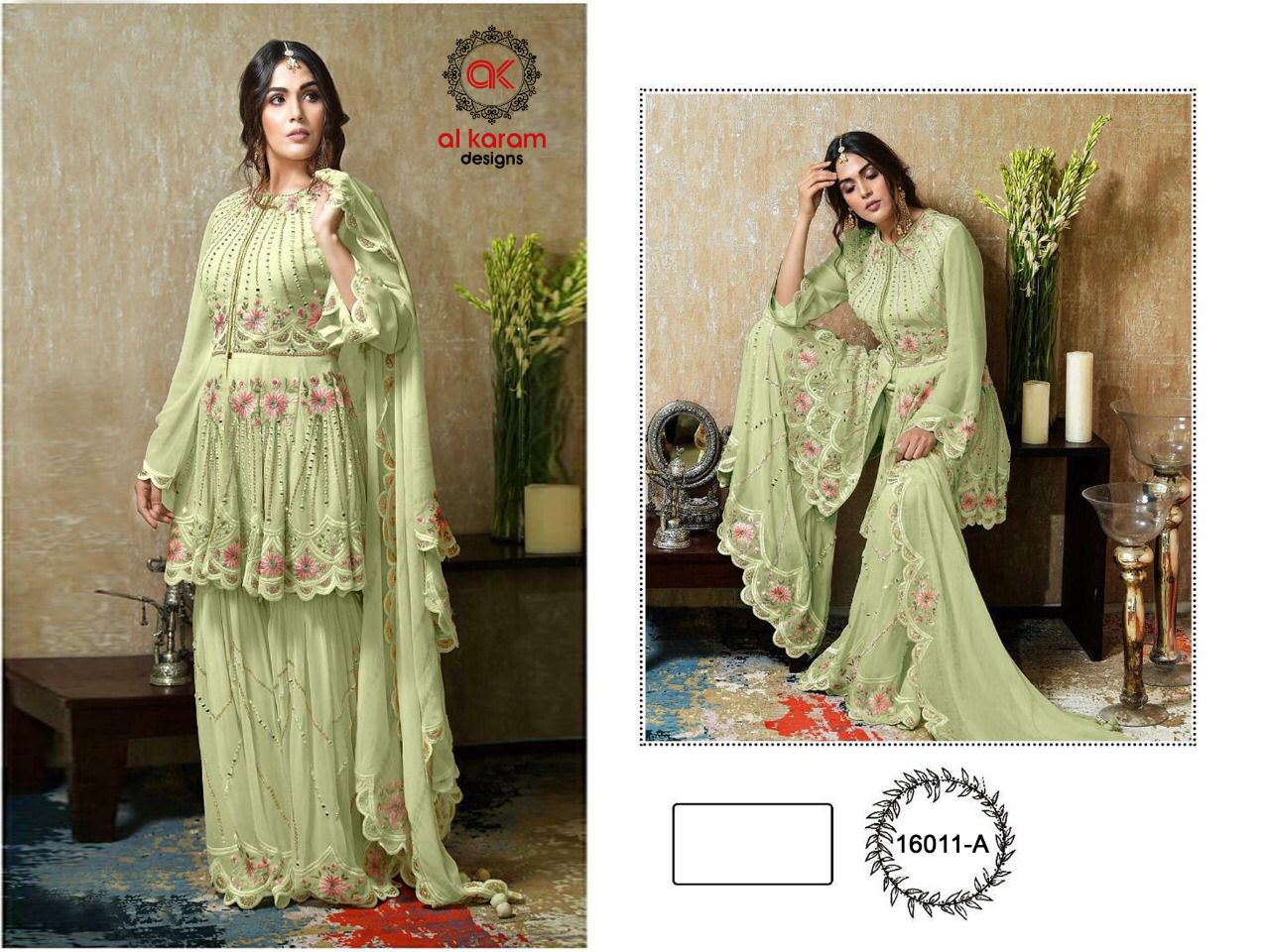 AL KARAM 16011 A PAKISTANI SALWAR KAMEEZ WHOLESALER