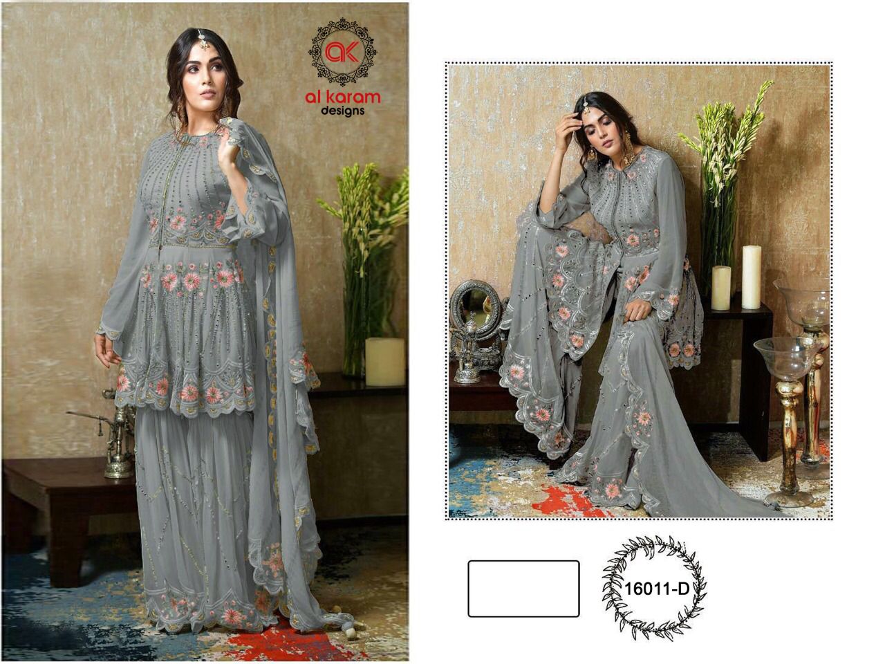 AL KARAM 16011 D PAKISTANI SALWAR KAMEEZ WHOLESALER