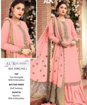 AL KHUSHBU 142 J PAKISTANI SALWAR KAMEEZ WHOLESALER