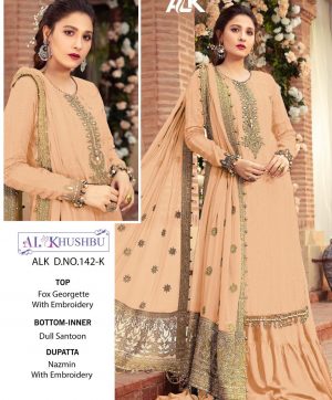 AL KHUSHBU 142 K PAKISTANI SALWAR KAMEEZ WHOLESALER