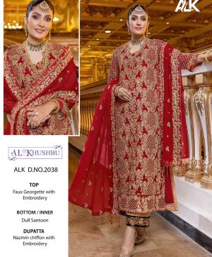 AL KHUSHBU 2038 PAKISTANI SALWAR KAMEEZ WHOLESALER