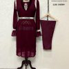 AL MEERA 1138 CHERRY READYMADE TUNIC COLLECTION