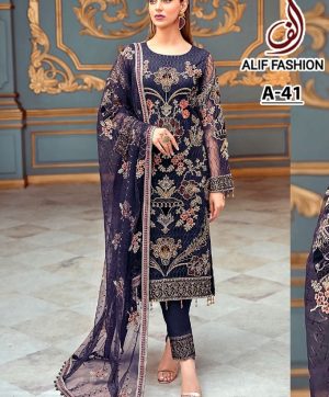 ALIF FASHION A 41 PAKISTANI SALWAR KAMEEZ WHOLESALER