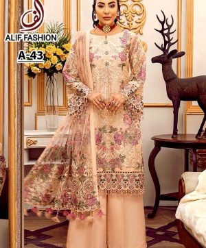 ALIF FASHION A 43 PAKISTANI SALWAR KAMEEZ WHOLESALER