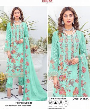 DEEPSY D 182 A PAKISTANI SALWAR KAMEEZ WHOLESALER