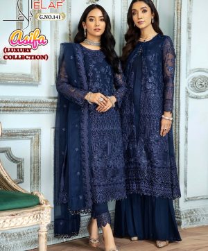 ELAF 141 ASIFA PAKISTANI SALWAR KAMEEZ WHOLESALER