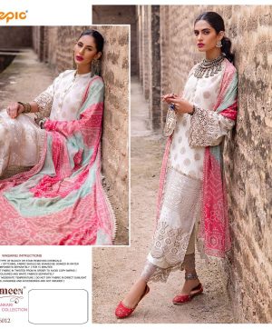 FEPIC 46012 ROSEMEEN ZC CHIKANKARI SALWAR KAMEEZ WHOLESALER