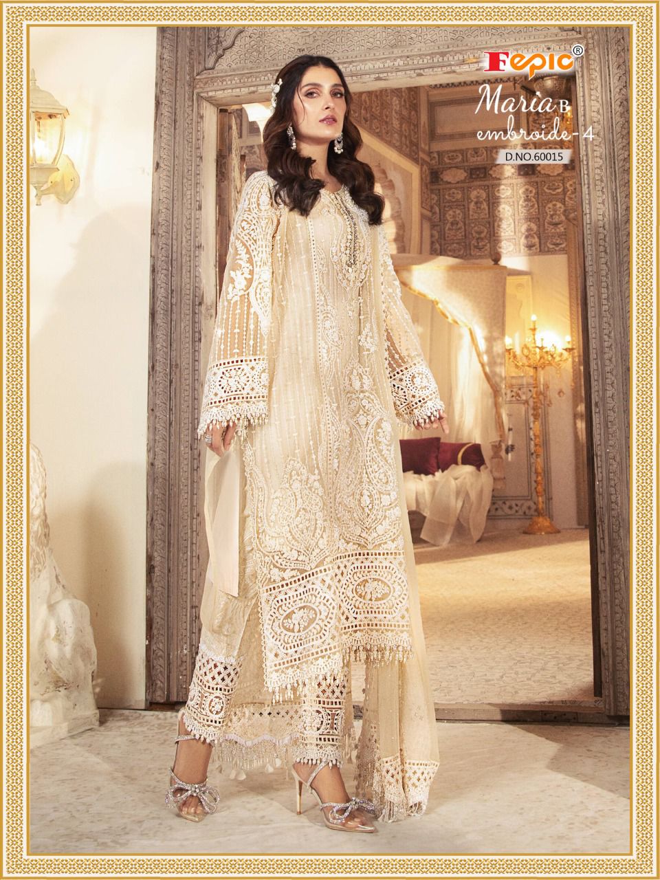 FEPIC 60015 ROSEMEEN MARIA B EMBROIDERY 4 SALWAR KAMEEZ WHOLESALER