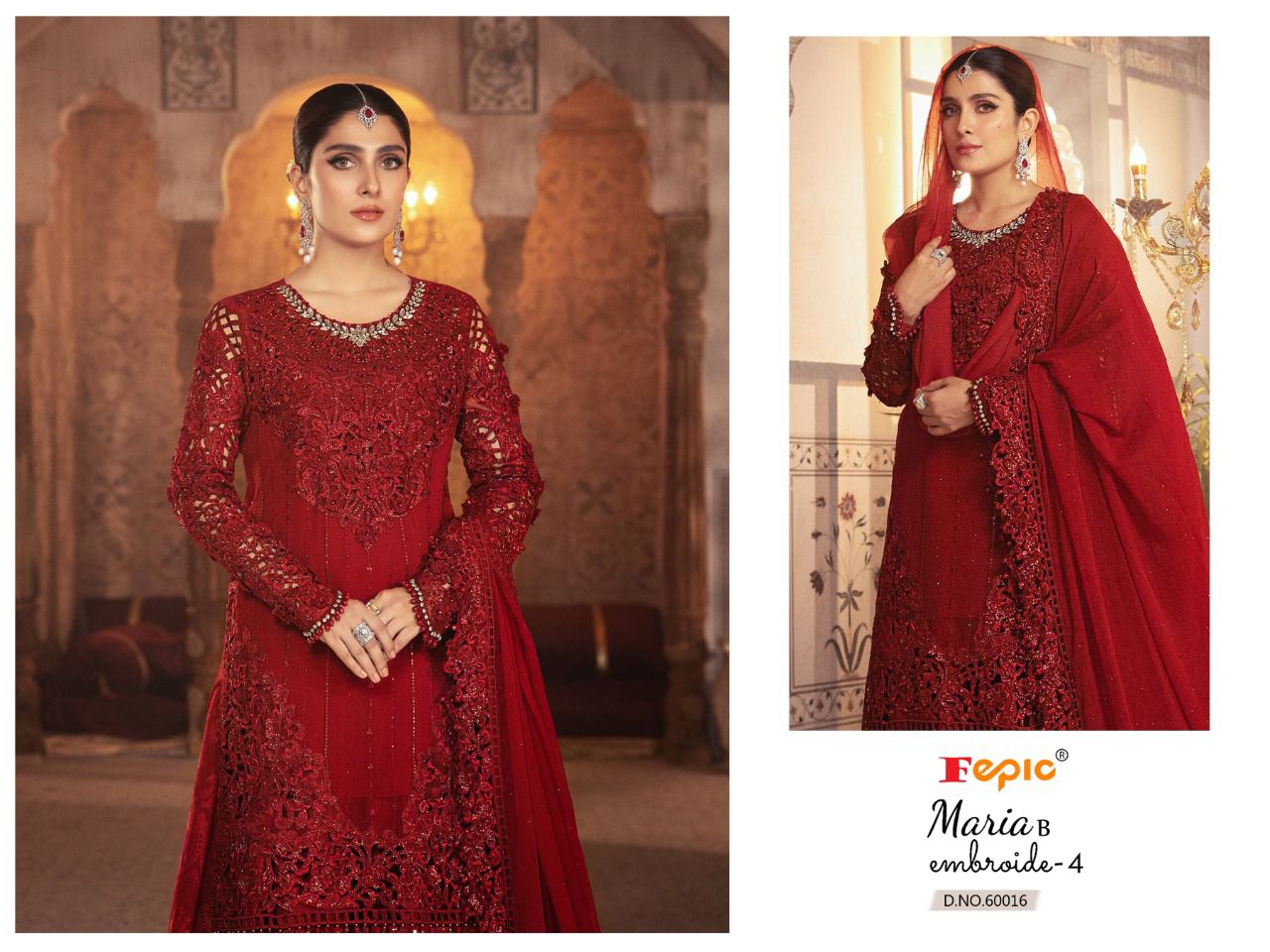 FEPIC 60016 ROSEMEEN MARIA B EMBROIDERY 4 SALWAR KAMEEZ WHOLESALER