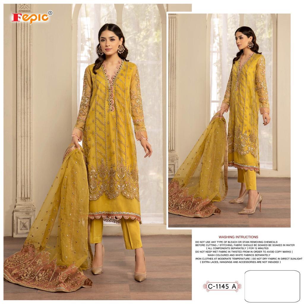 FEPIC C 1145 A PAKISTANI SALWAR KAMEEZ WHOLESALER