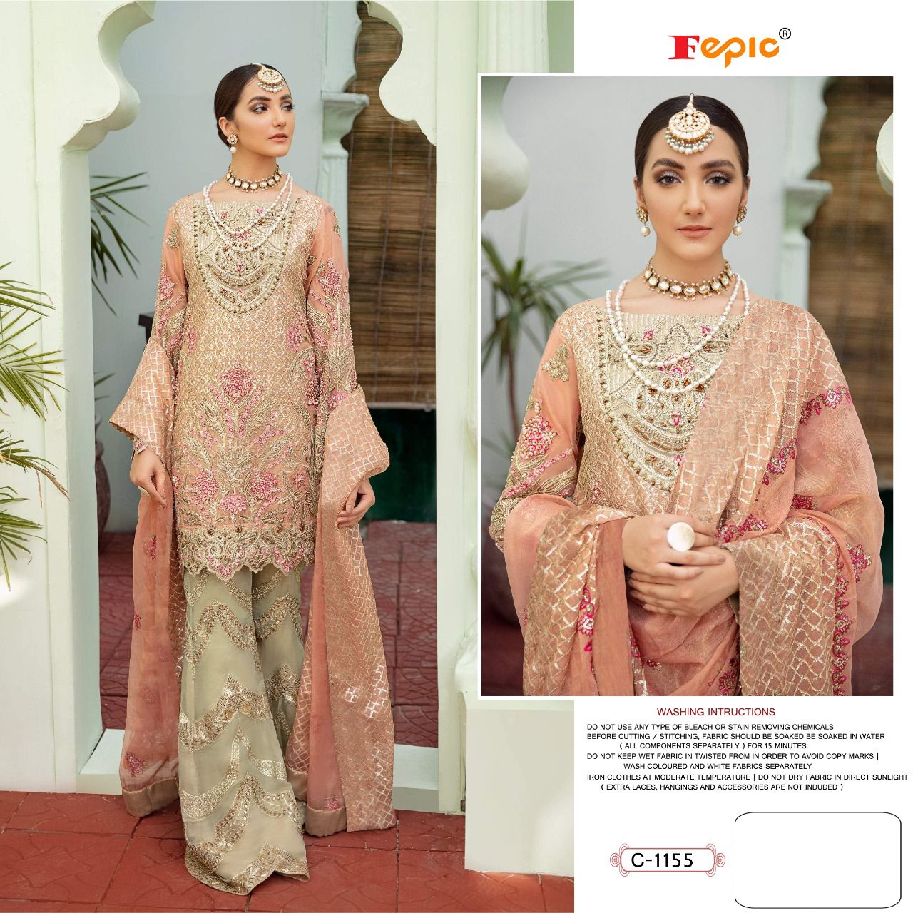 FEPIC C 1155 ROSEMEEN SALWAR KAMEEZ WHOLESALER