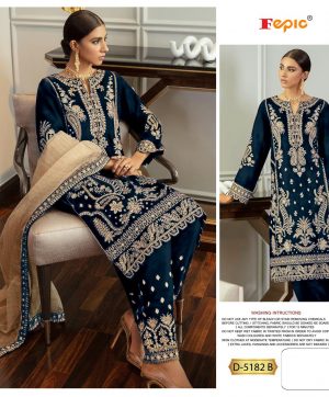 FEPIC D 5182 B PAKISTANI SALWAR KAMEEZ WHOLESALER