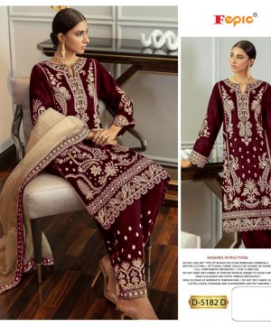 FEPIC D 5182 D PAKISTANI SALWAR KAMEEZ WHOLESALER