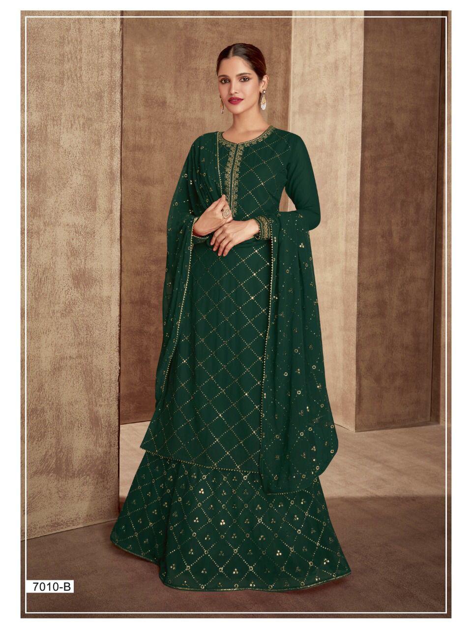 GULKAYRA 7010 B FLAIR SALWAR KAMEEZ WHOLESALER