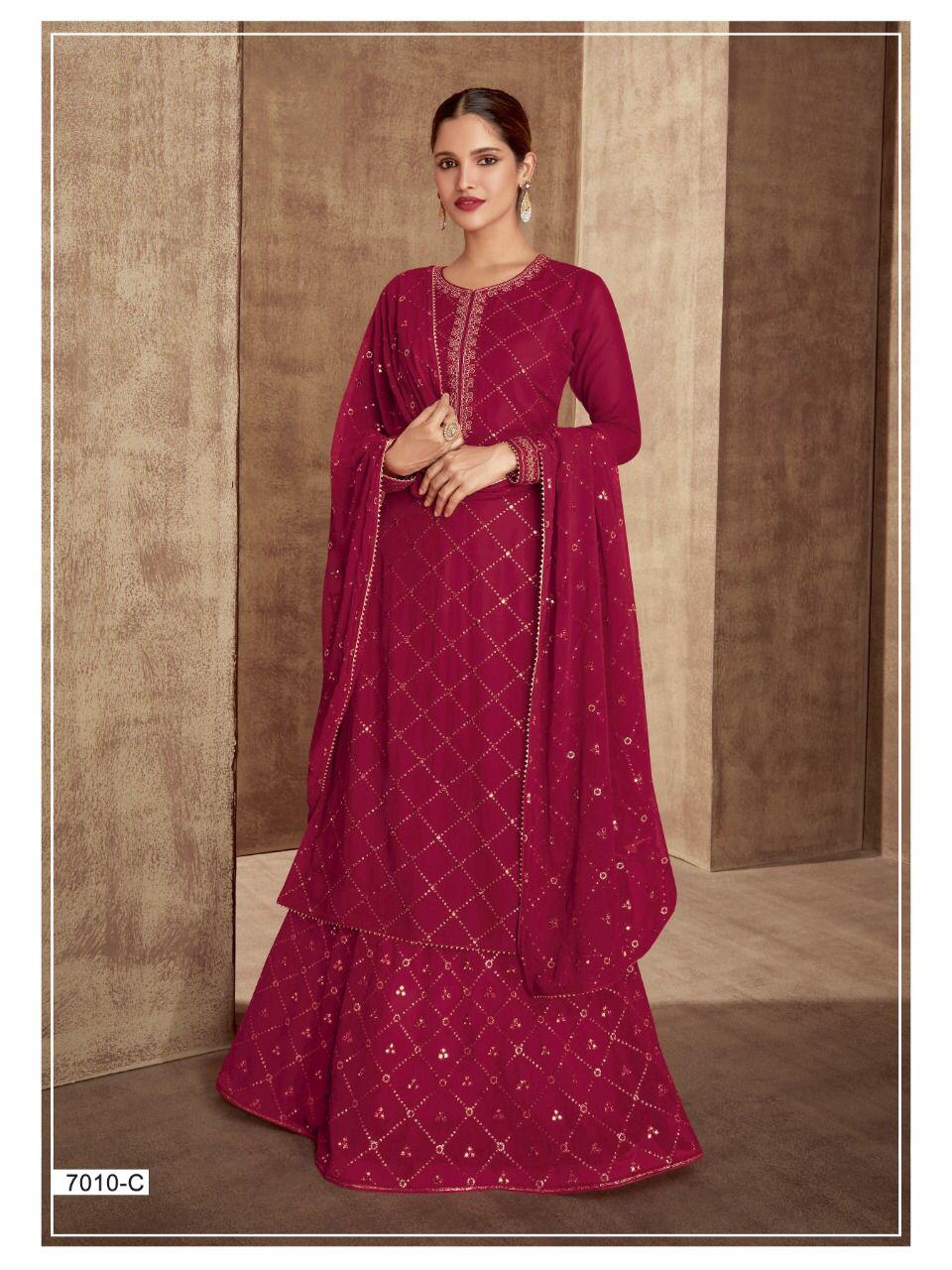 GULKAYRA 7010 C FLAIR SALWAR KAMEEZ WHOLESALER