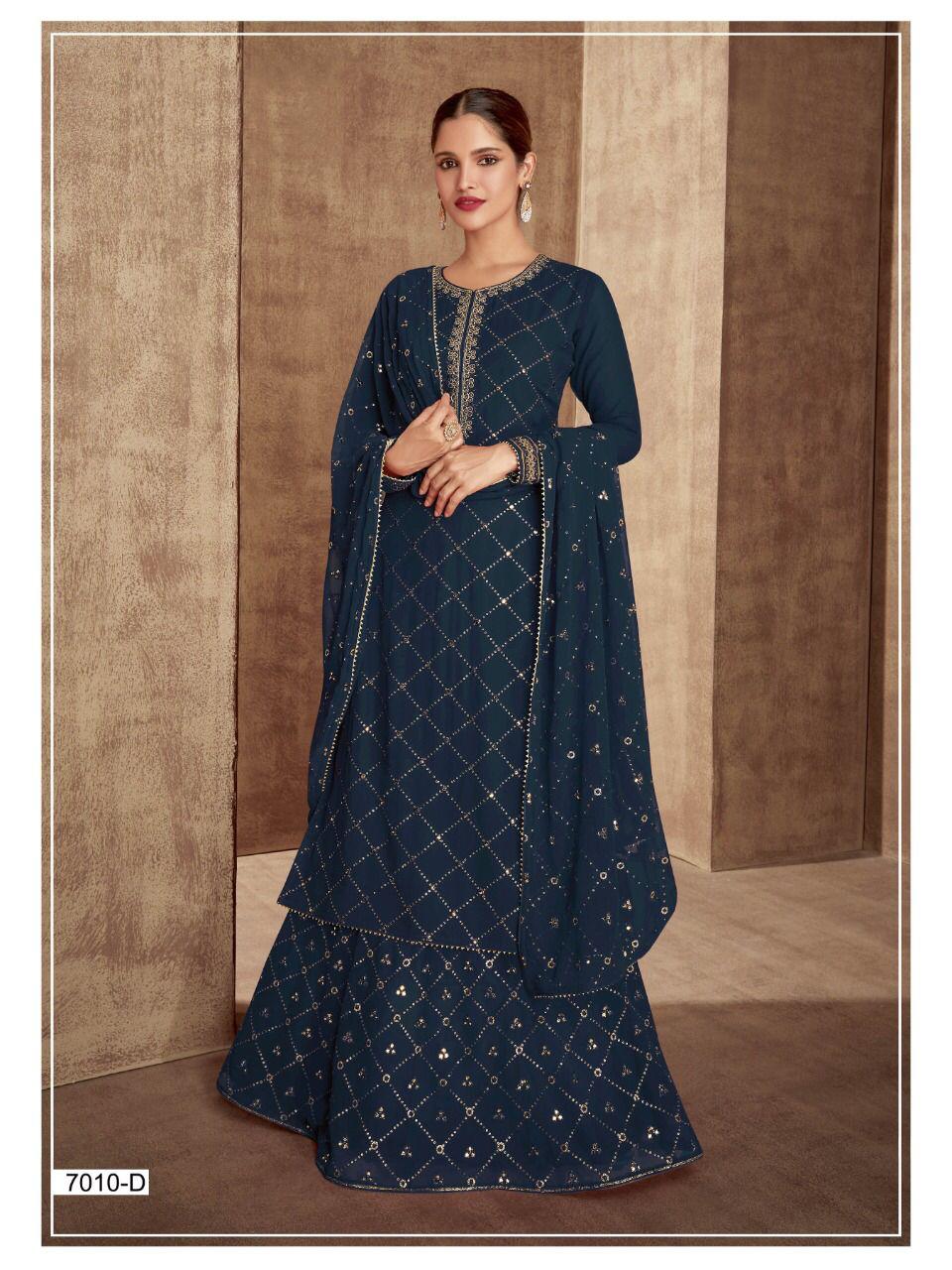 GULKAYRA 7010 D FLAIR SALWAR KAMEEZ WHOLESALER