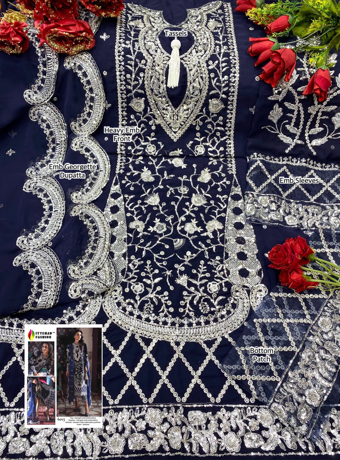 ITTEHAD FASHION 6013 PAKISTANI SALWAR KAMEEZ WHOLESALER