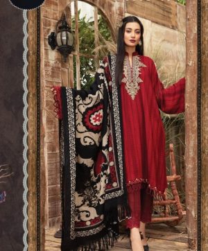 MEHBOOB TEX 7773 A MARIA B RED SALWAR KAMEEZ WHOLESALER