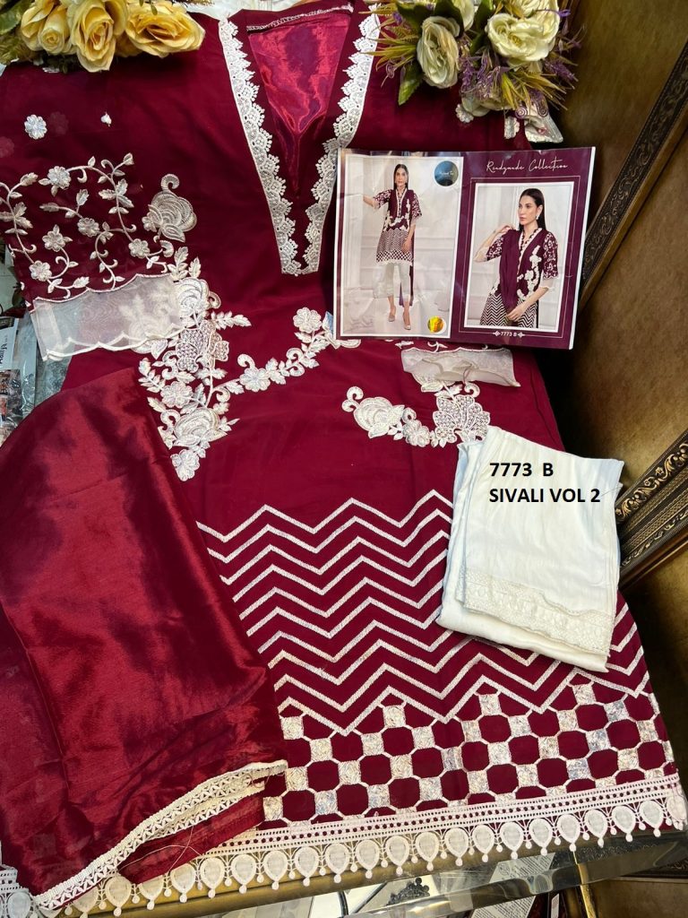MEHBOOB TEX 7773 B SIVALI VOL 2 READYMADE TUNIC COLLECTION